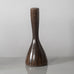 Heiner Balzar, Germany, unique stoneware vase with streaky brown glaze H1538