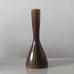Heiner Balzar, Germany, unique stoneware vase with streaky brown glaze H1538