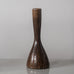 Heiner Balzar, Germany, unique stoneware vase with streaky brown glaze H1538