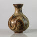 Thorkild Olsen for Royal Copenhagen unique vase with relief and Sung glaze K2080