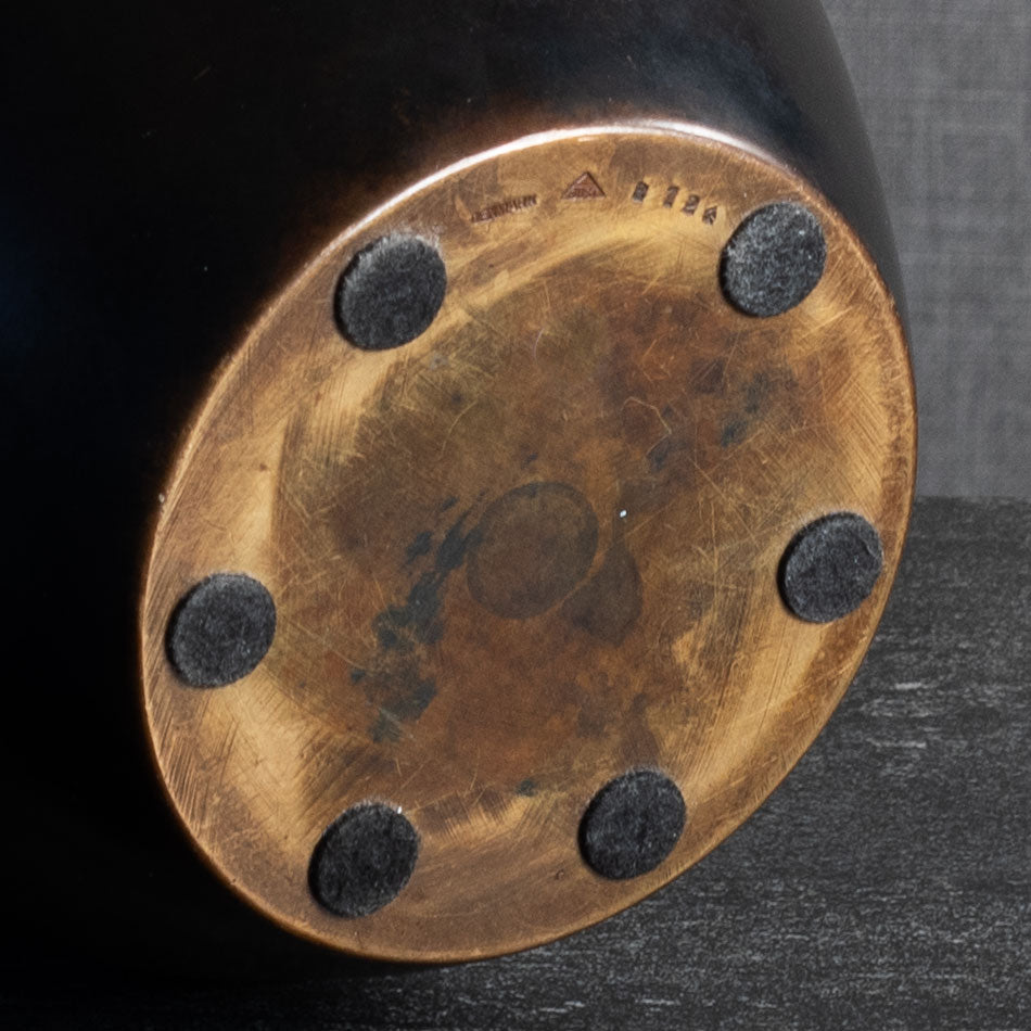 Just Andersen, Denmark, very large bronze vase with figures in relief L3863