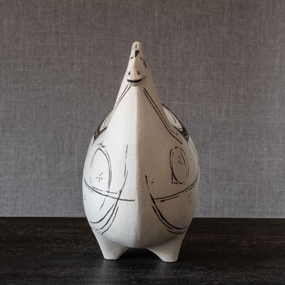 Stig Lindberg for Gustavsberg, stoneware horse with hand painted decoration L3021