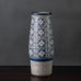 Marianne Starck for Michael Andersen and Sons stoneware vase with gray and blue patterned glaze K2467
