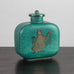 Wilhelm Kåge for Gustavsberg, Sweden, "Argenta" lidded flask with illustration of woman J1608