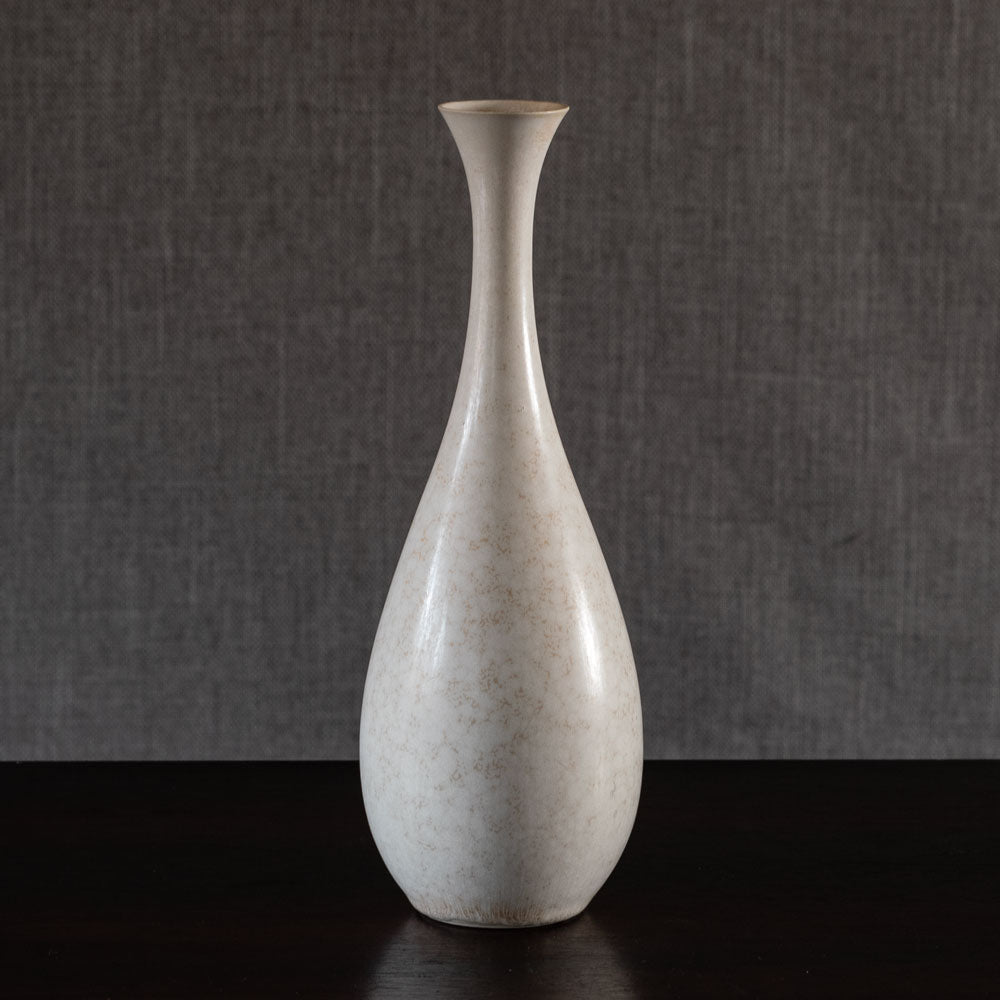 Carl Harry Stålhane for Rörstrand, Sweden, white stoneware vase C5228
