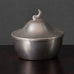 Swedish pewter lidded jar J1724