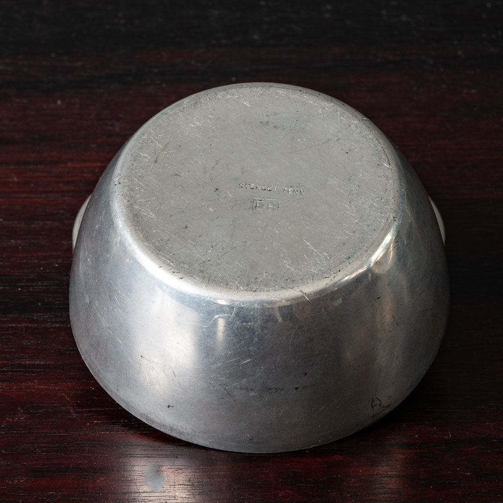 Swedish pewter lidded jar J1724