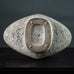 Gerald Weigel, Germany, large brutalist sculptural stoneware vessel J1744