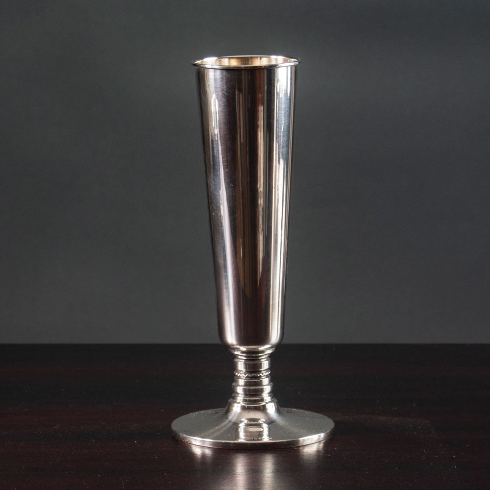 KG Markströms Guldsmeds AB, Sweden, silver footed vase J1719