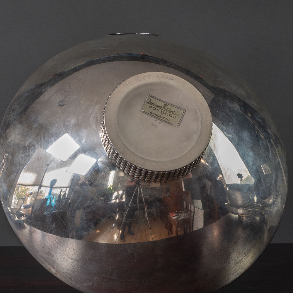 Large silver bowl for Domenech Soler Cabot, Barcelona K2450