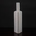 Heikki Orvola for Nuutajarvi Nottsjo, Finland, filigrana bottle vase in white and clear glass K2034