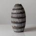 Ingrid Atterberg for Uppsala, stoneware vase brown and white vase K2549