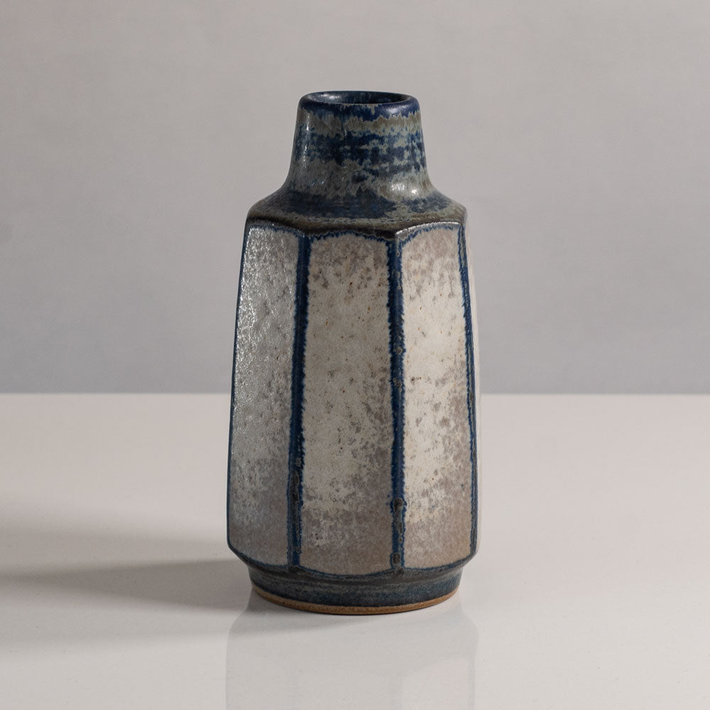 Marianne Starck for Michael Andersen and Sons, stoneware vase with gray and blue glaze L3912