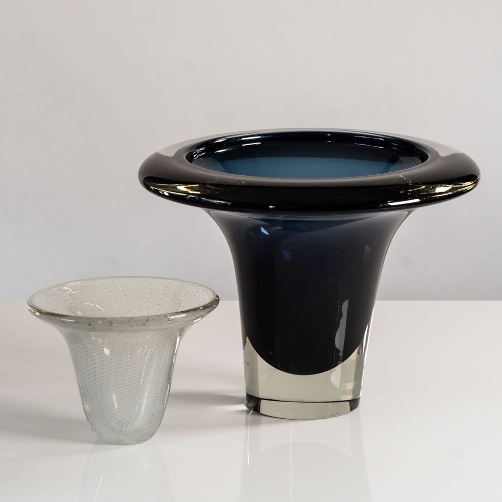 Kaj Franck for Nuutäjarvi-Nottsjö , Finland, "Harso" glass vase L3777