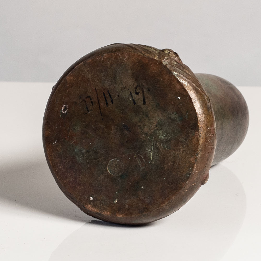 Hugo Elmquist, Sweden, art nouveau bronze vase L3640