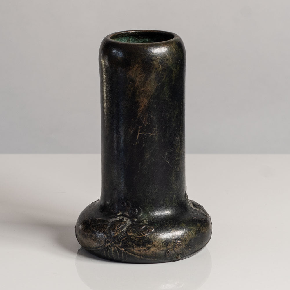 Hugo Elmquist, Sweden, art nouveau bronze vase L3635