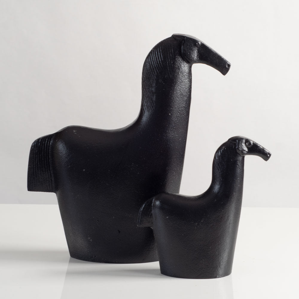 Two iron horses by Björn Nyberg, Sweden