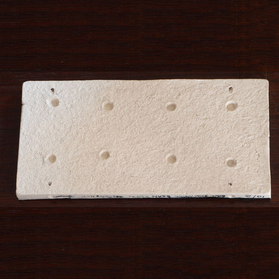 Eric James Mellon, UK, stoneware tile with handpainted underglaze illustration of a woman J1617