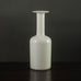 Per Lutken and Michael Bang for Holmegaard, Denmark, white bottle vase J1137