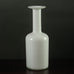 Per Lutken and Michael Bang for Holmegaard, Denmark, white bottle vase J1137