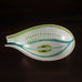 Stig Lindberg for Gustavsberg,  Sweden, faiance bowl with blue and green decoration J1669