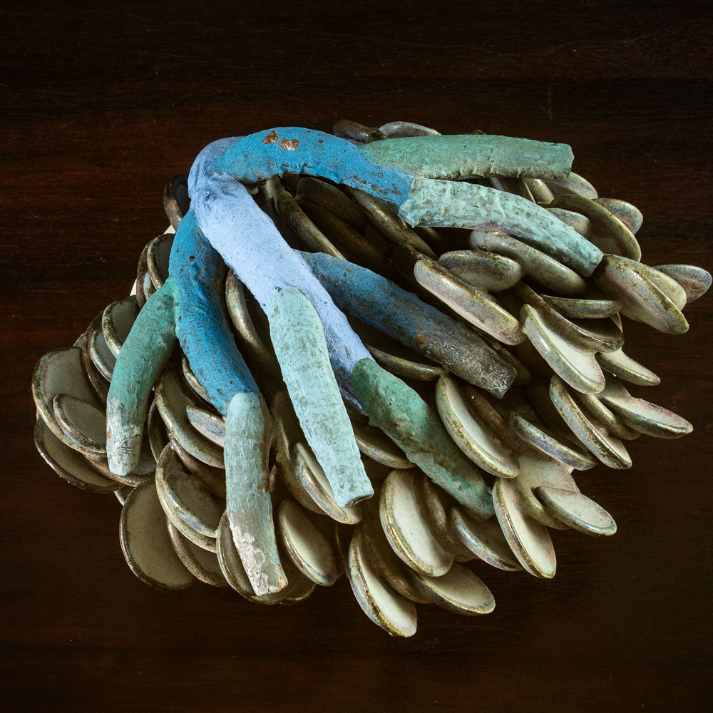 Beate Kuhn, Germany, wall-hanging sculpture J1223