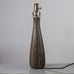 Gerd Bogelund for Royal Copenhagen, stoneware lamp with dark brown glaze J1018