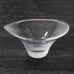 Tapio Wirkkala for Iittala, Finland "Chanterelle" bowl, engraved clear glass