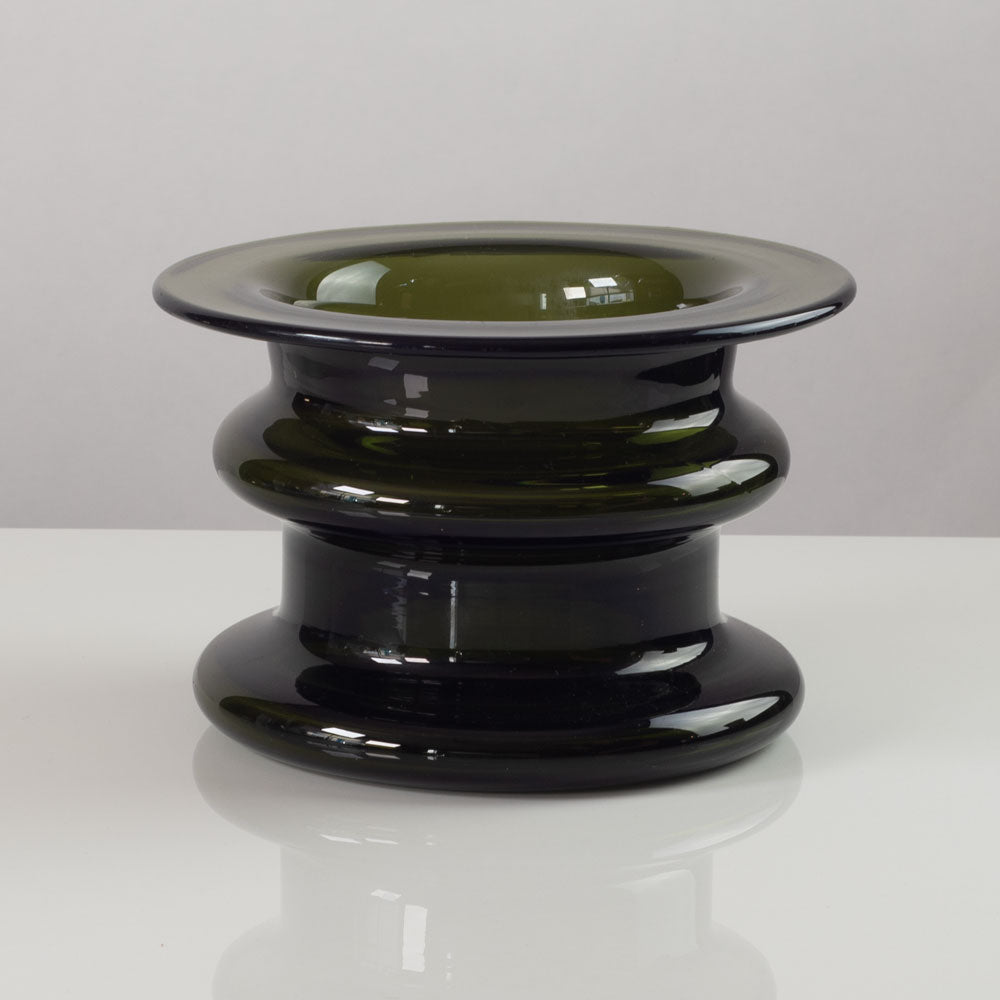 Timo Sarpaneva for Iittala, Finland, green "Novitas" vase K2671