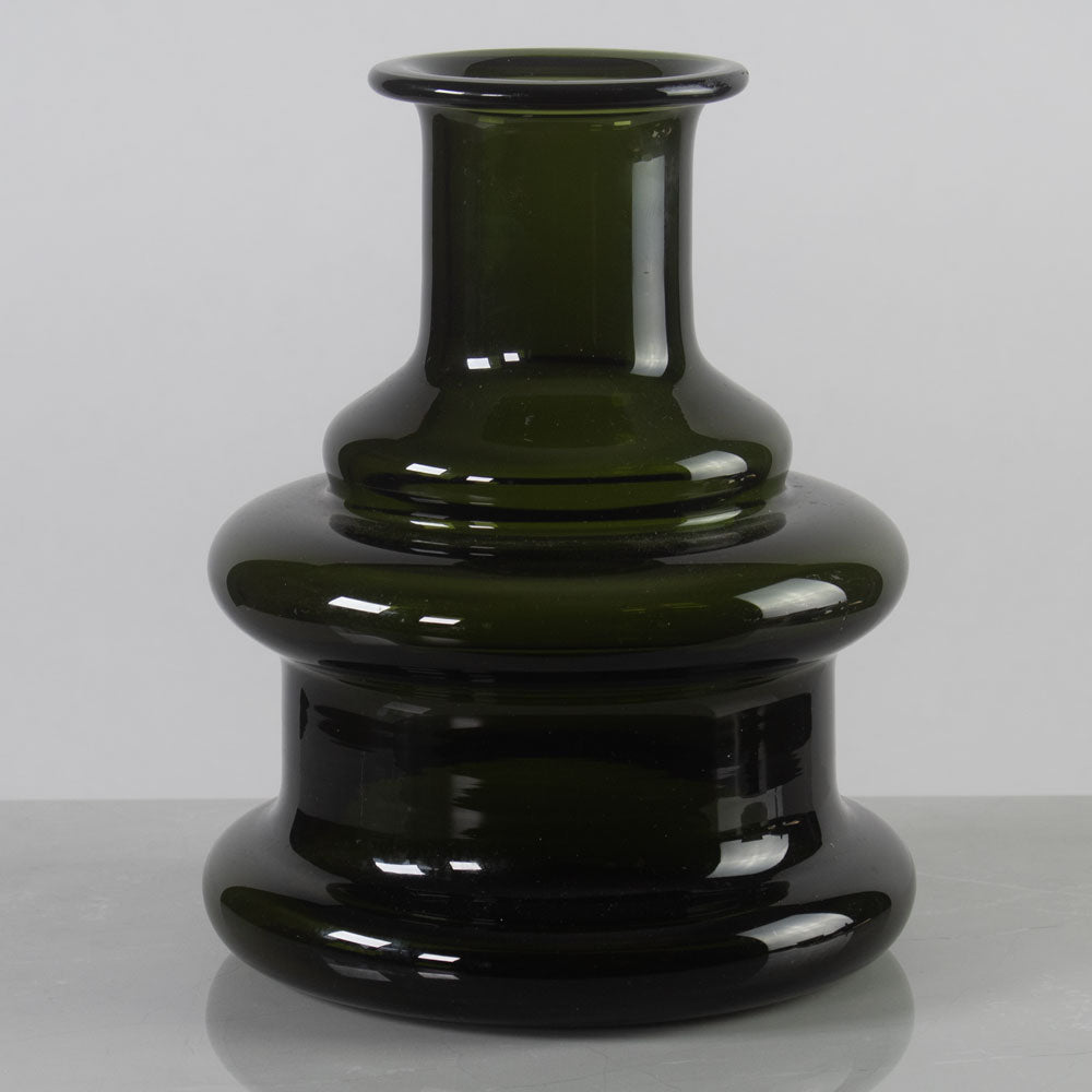 Timo Sarpaneva for Iittala, Finland, green "Novitas" vase K2210