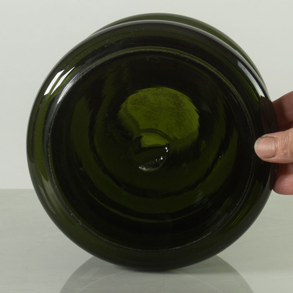 Timo Sarpaneva for Iittala, Finland, green "Novitas" vase K2210