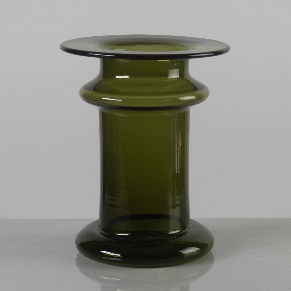 Timo Sarpaneva for Iittala, Finland, green "Novitas" vase K2211