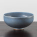 Berndt Friberg for Gustavsberg, Sweden, unique bowl with gray blue haresfur glaze J1748
