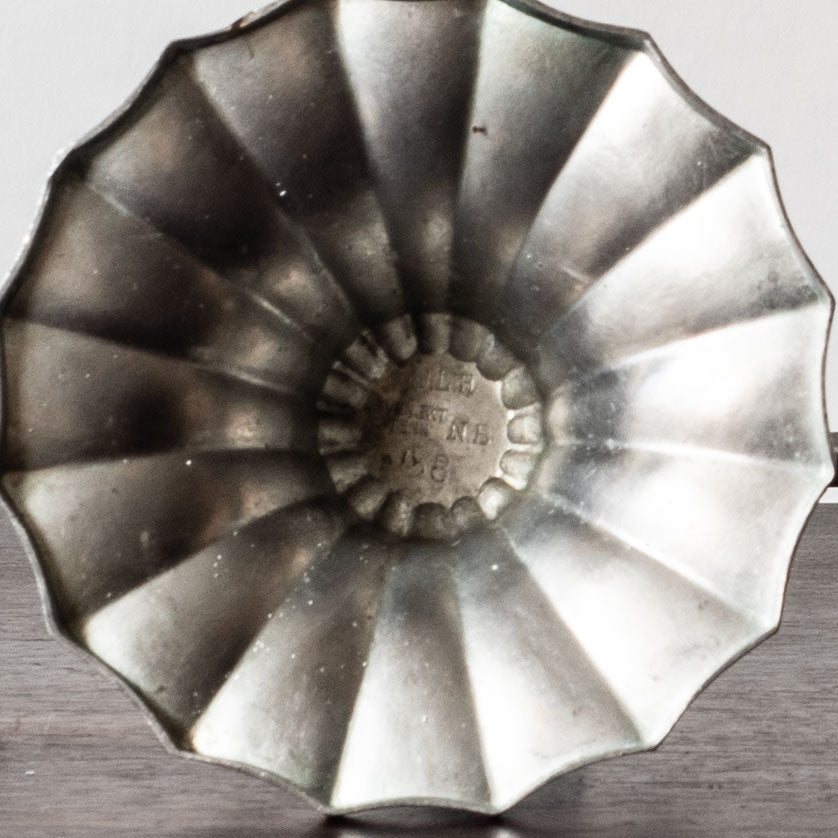 JL Hultmann for Svenskt Tenn, Sweden, pair of pewter double candlesticks J1531