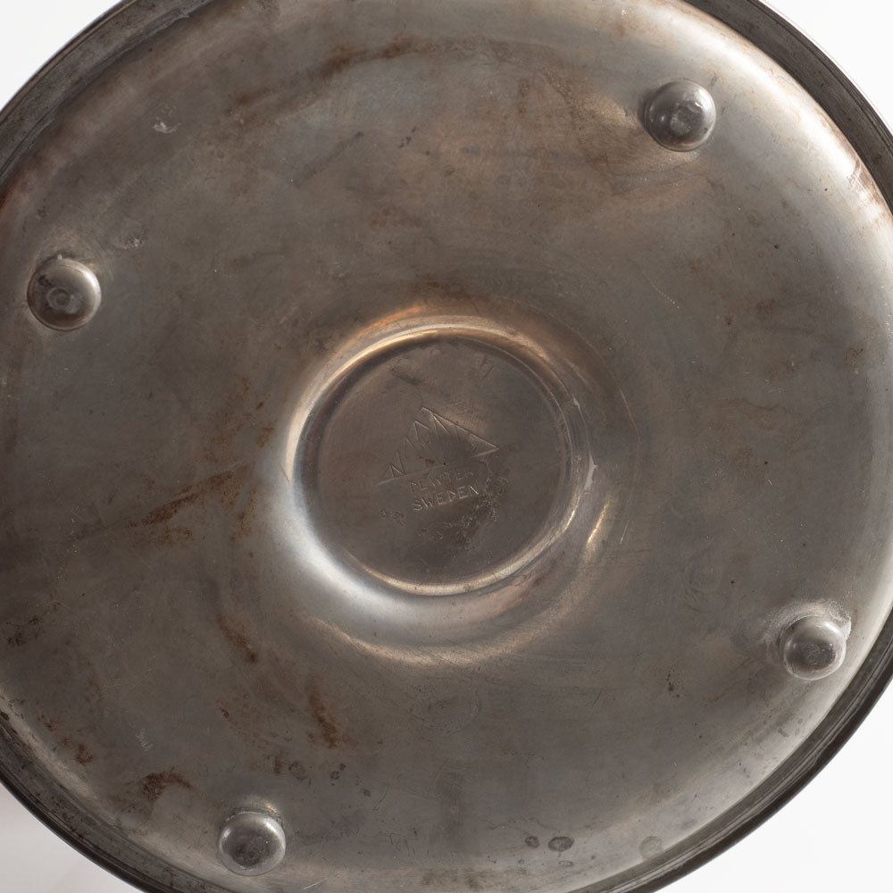 Pewter dish with dragon for Nordic, Sweden, L3518