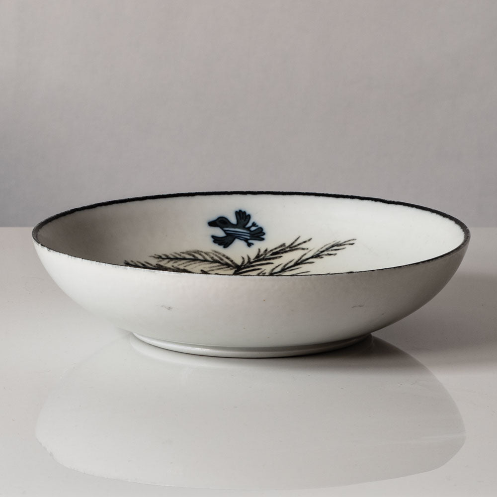 Ulrica Hydman Vallien for Rörstrand, Sweden, bowl with illustration H1369