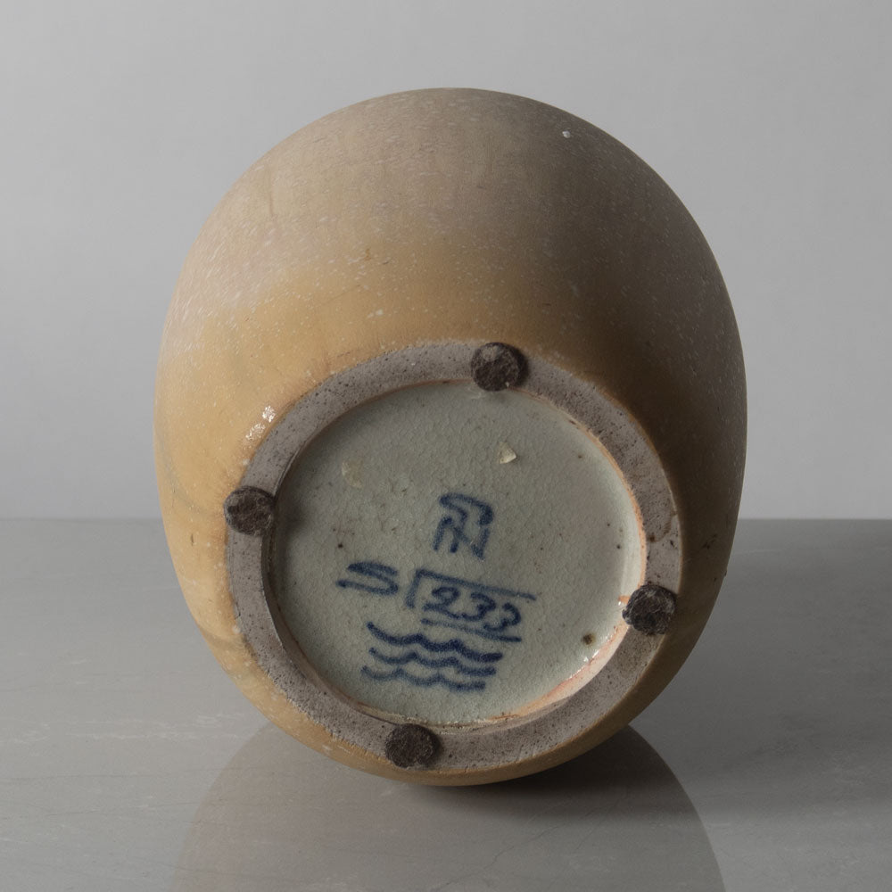 Patrick Nordstrom for Royal Copenhagen, stoneware vase with pale crystalline glaze K2197