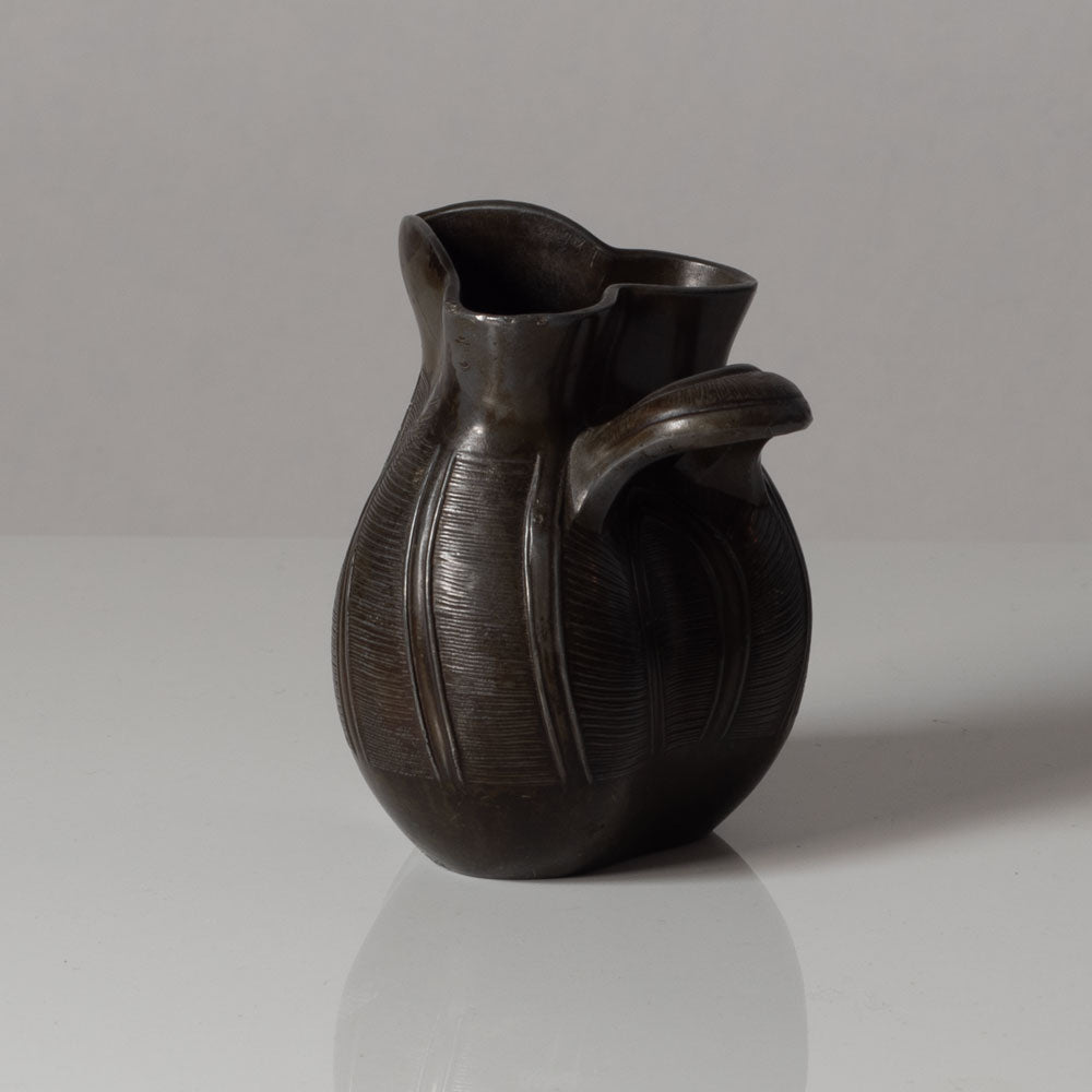 Just Andersen, Denmark, "disko" metal jug K2690