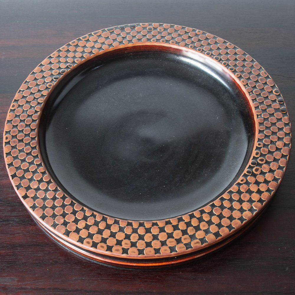 Stig Lindberg for Gustavsberg, unique stoneware vase with brown glaze J1101