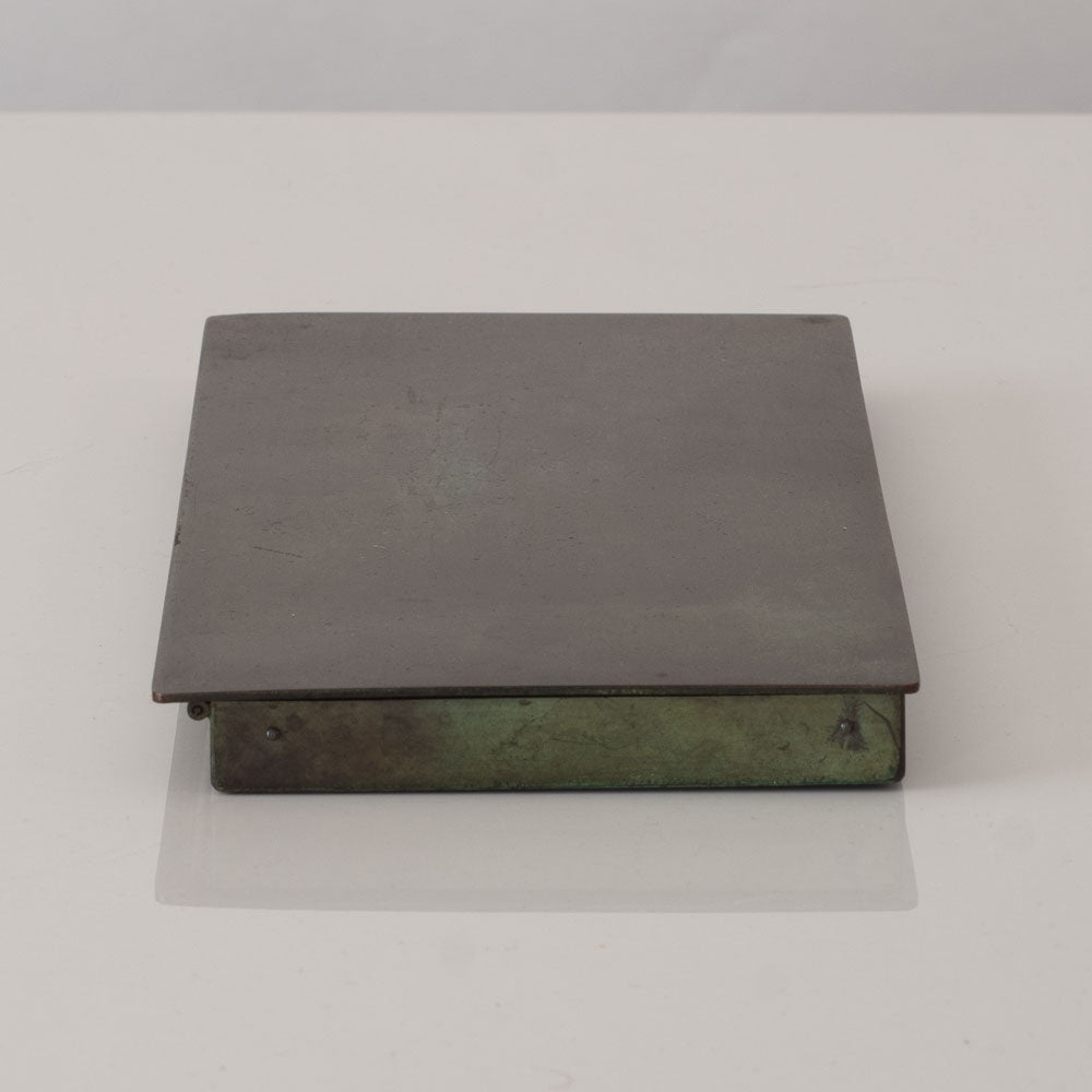 GAB, Sweden, Bronze box with wood interior J1370