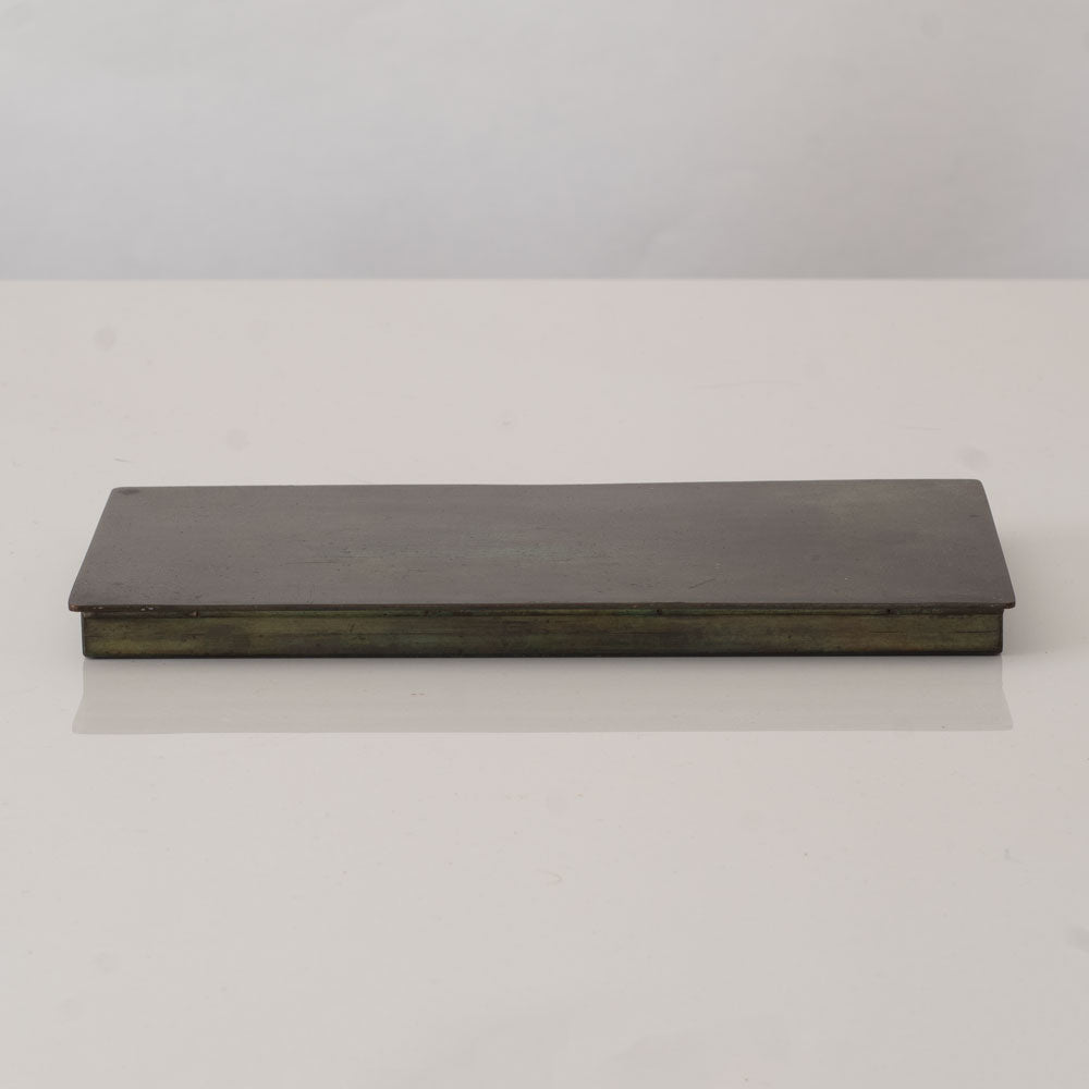 GAB, Sweden, Bronze box with wood interior J1370