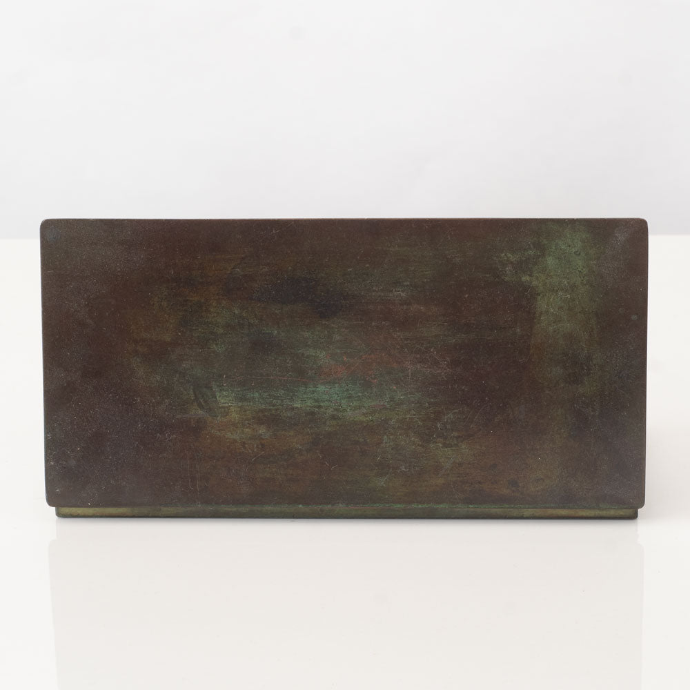 GAB, Sweden, Bronze box with wood interior J1370