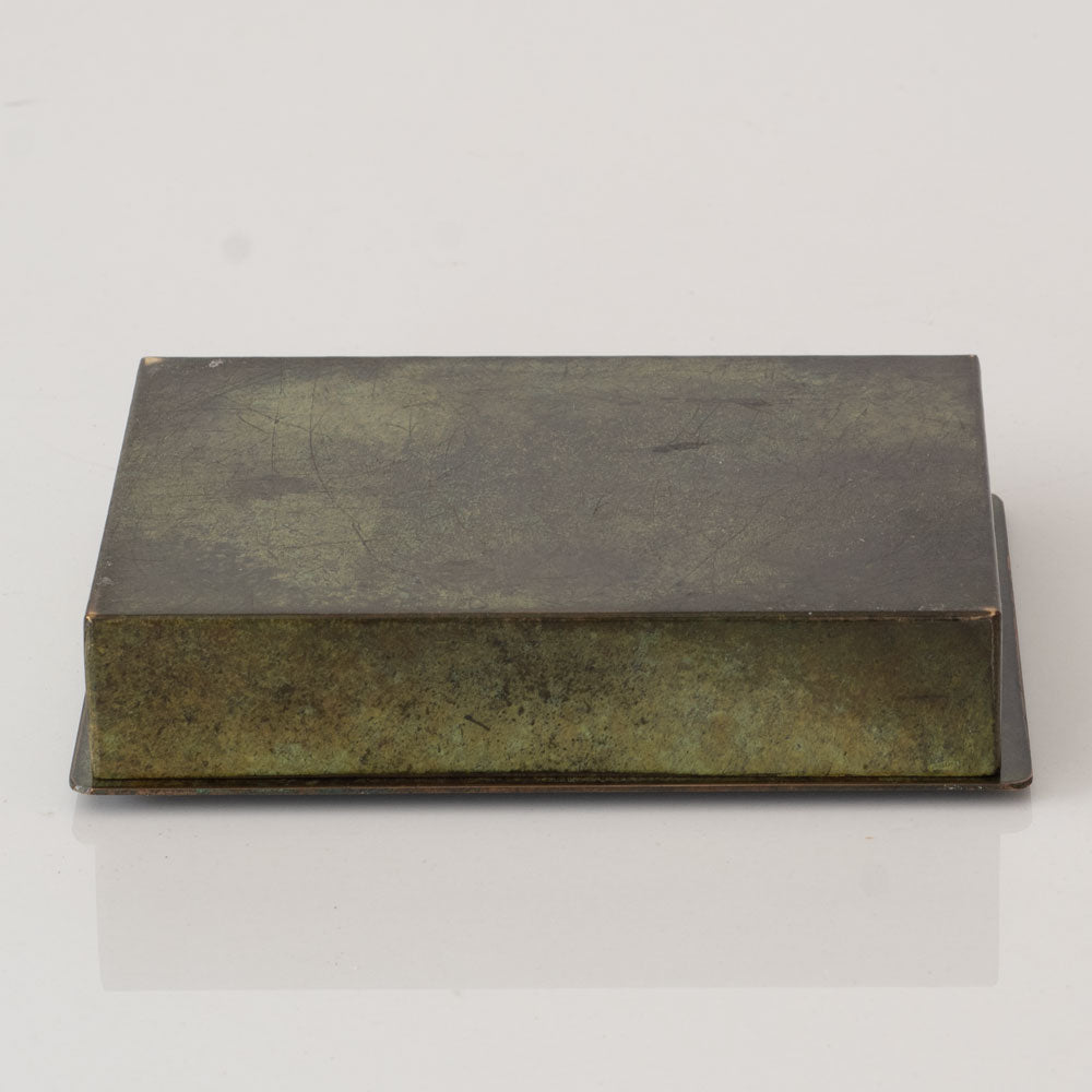Swedish bronze trinket box C3431