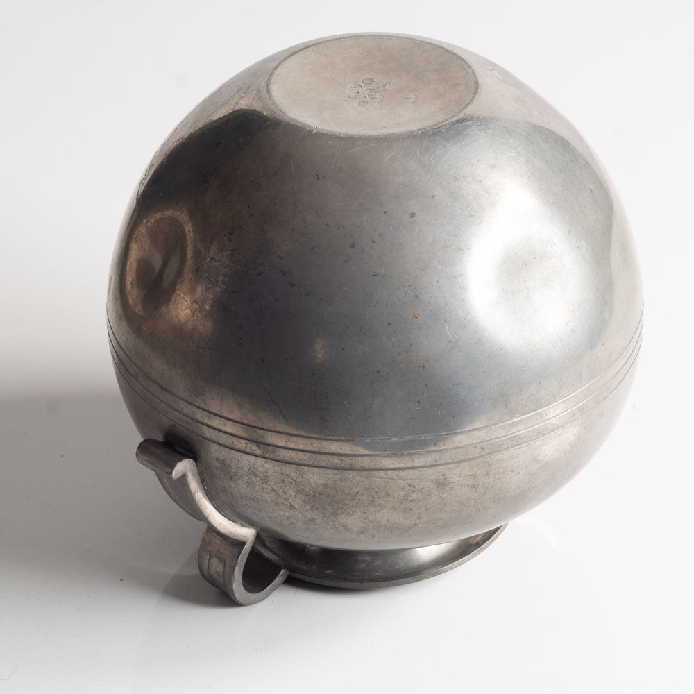 GAB Tenn, Sweden, round pewter vase L3675