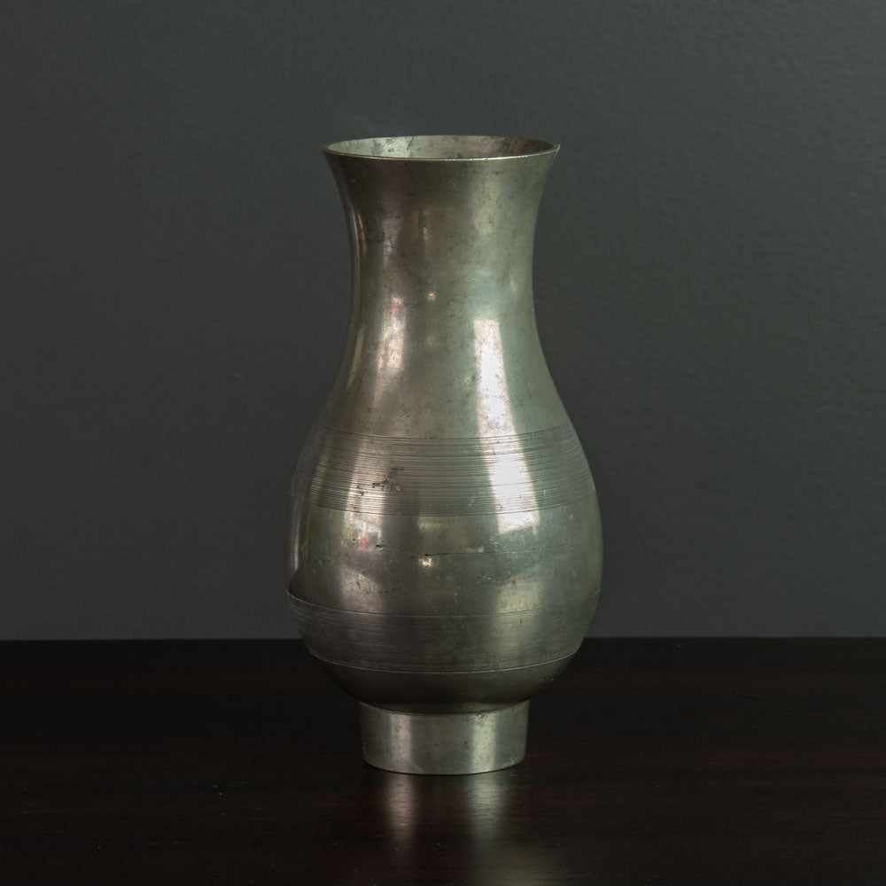 Svenskt Tenn, Sweden, pewter vase H1651