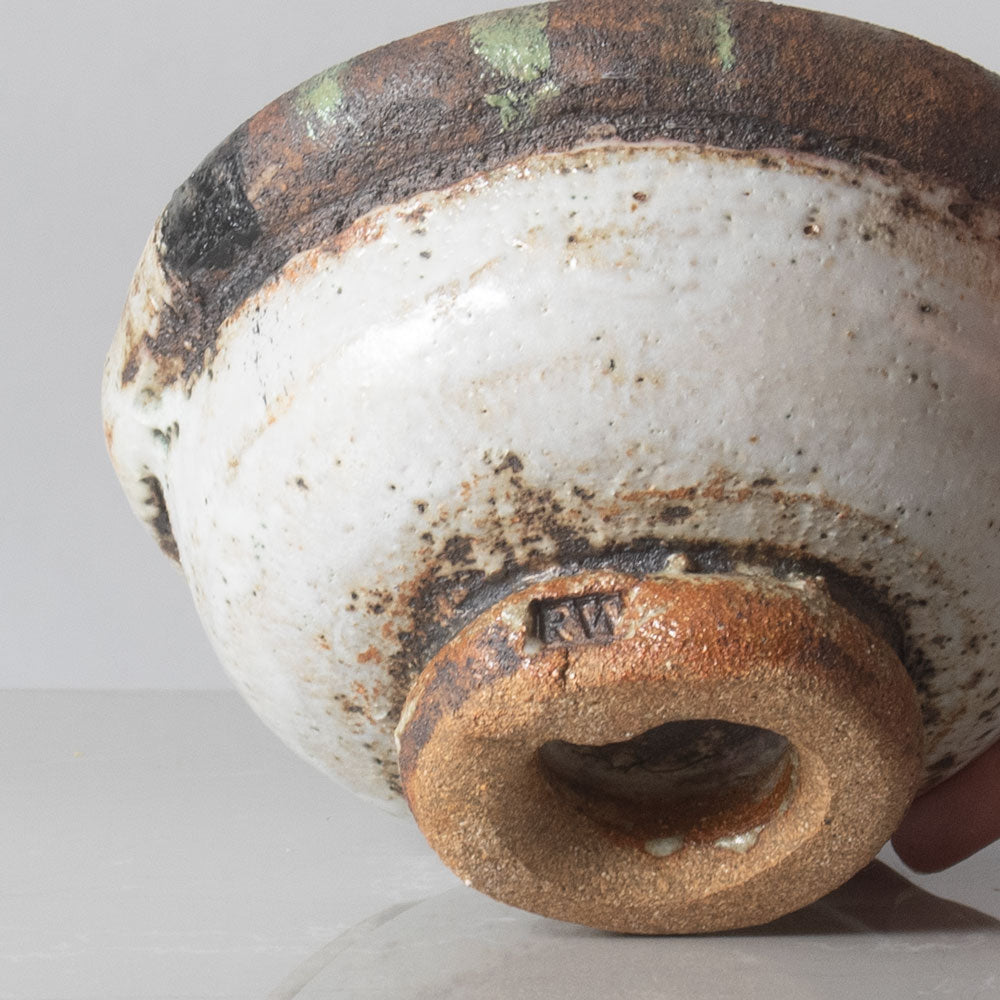 Robin Welch, UK, Unique ceramic footed bowl K2182