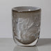 Edvin Öhrström for Orrefors, "ariel" vase in gray and clear glass K2192