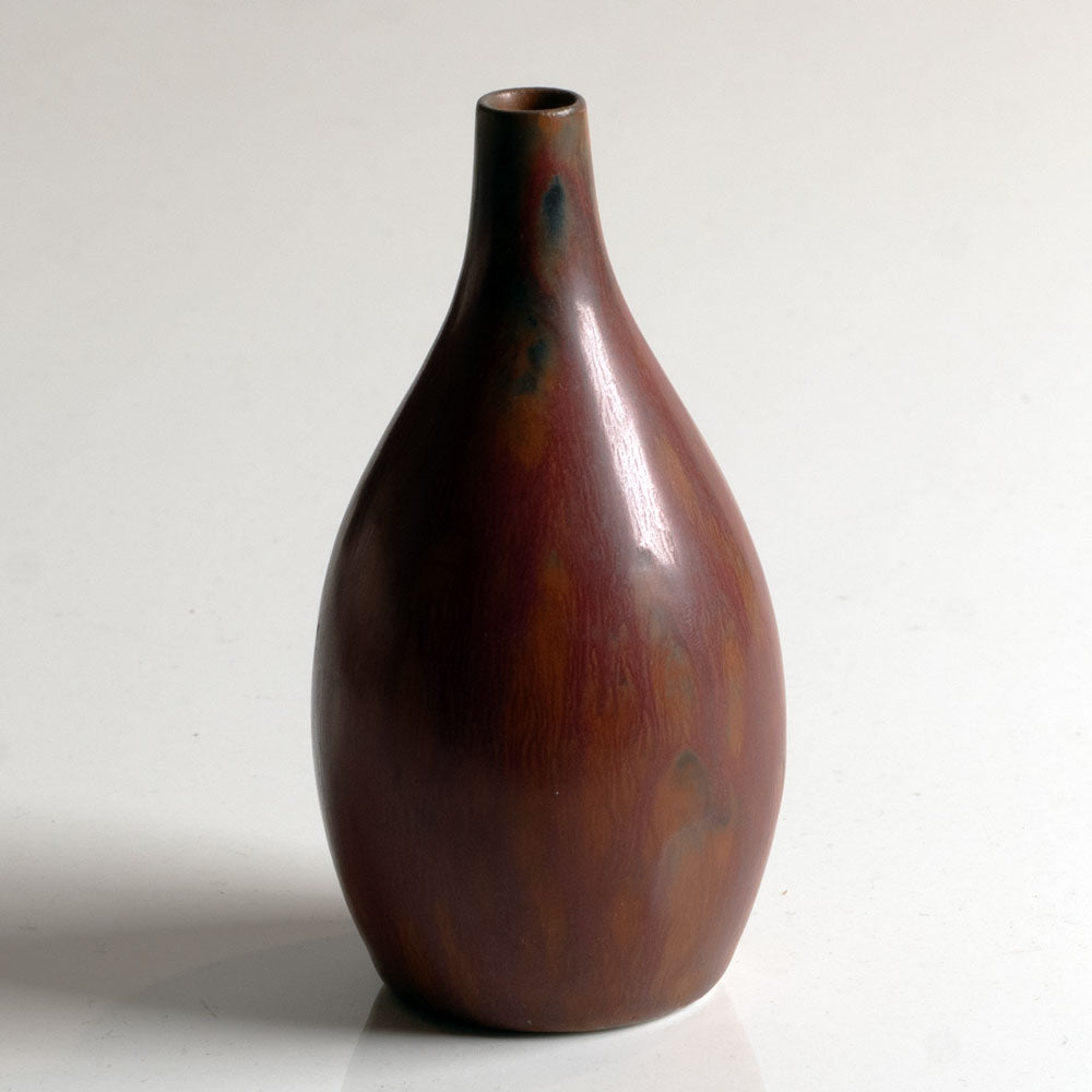 Carl Harry Stålhane for Rörstrand, Sweden, miniature case with brown haresfur glaze L3297