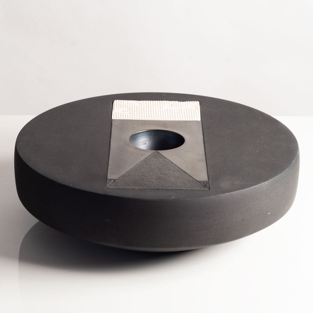 Tjok Dessauvage, own studio, Belgium, flattened ceramic for L3983