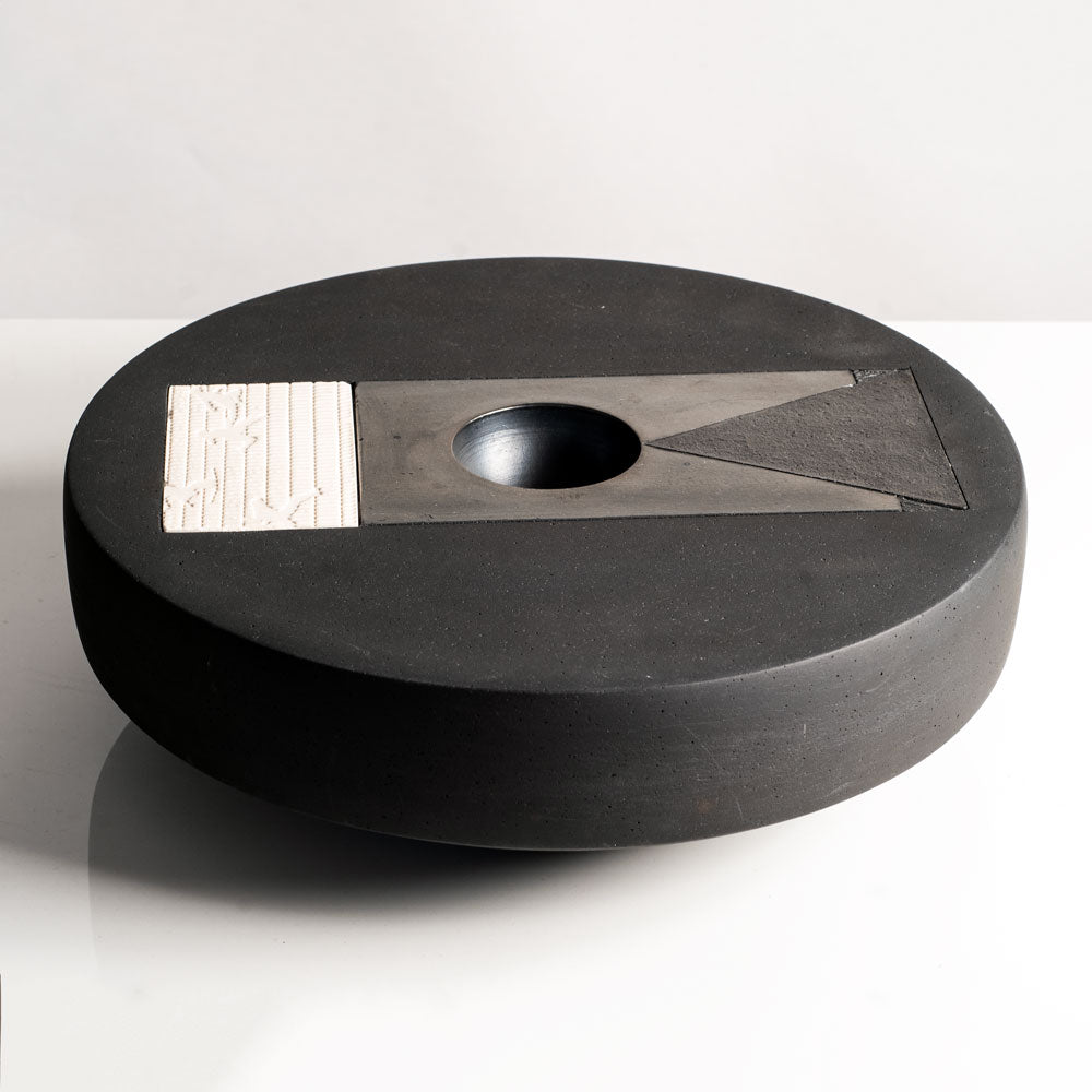 Tjok Dessauvage, own studio, Belgium, flattened ceramic for L3983